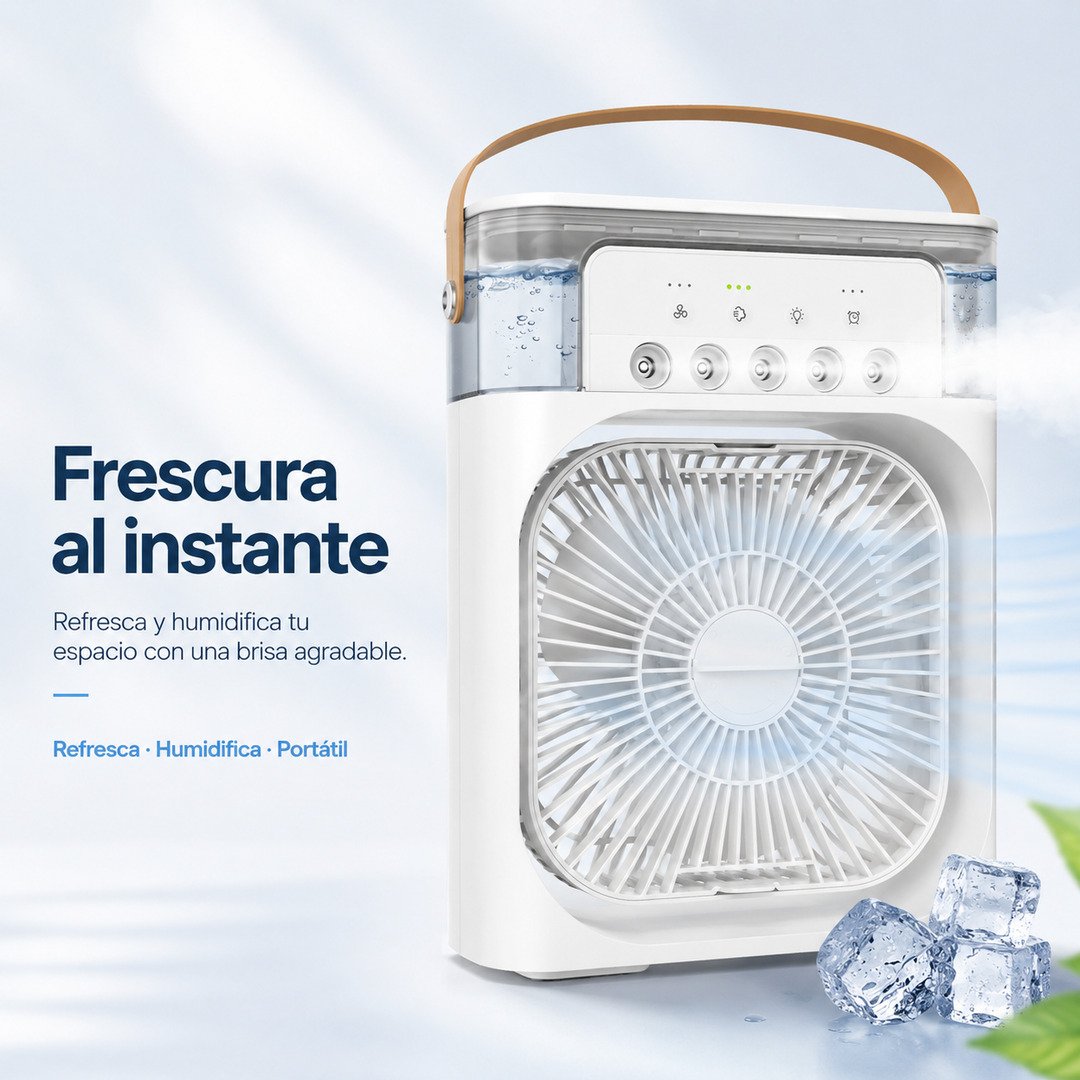 Ventilador Humidificador de Nebulización - imagen descriptiva 1