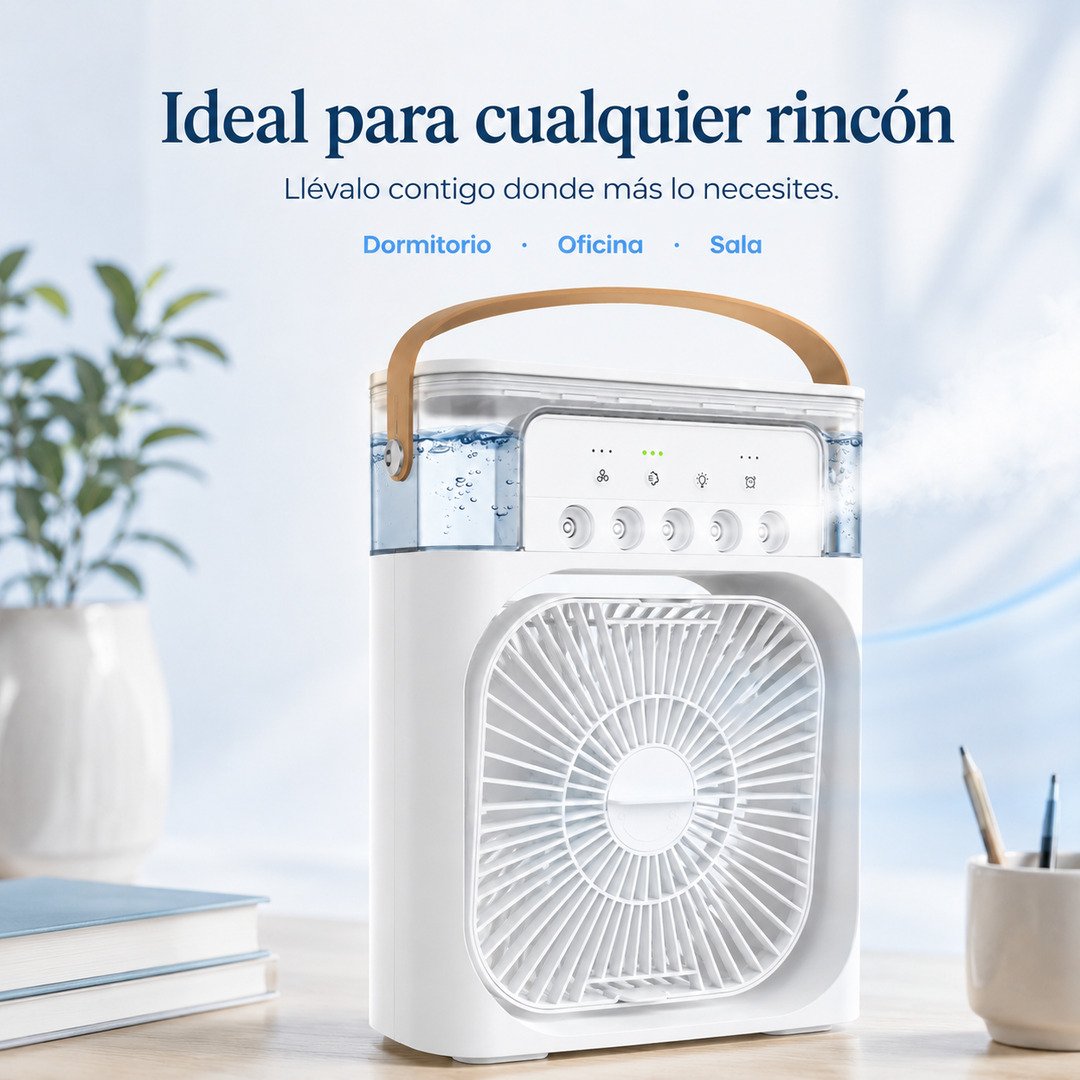 Ventilador Humidificador de Nebulización - imagen descriptiva 3
