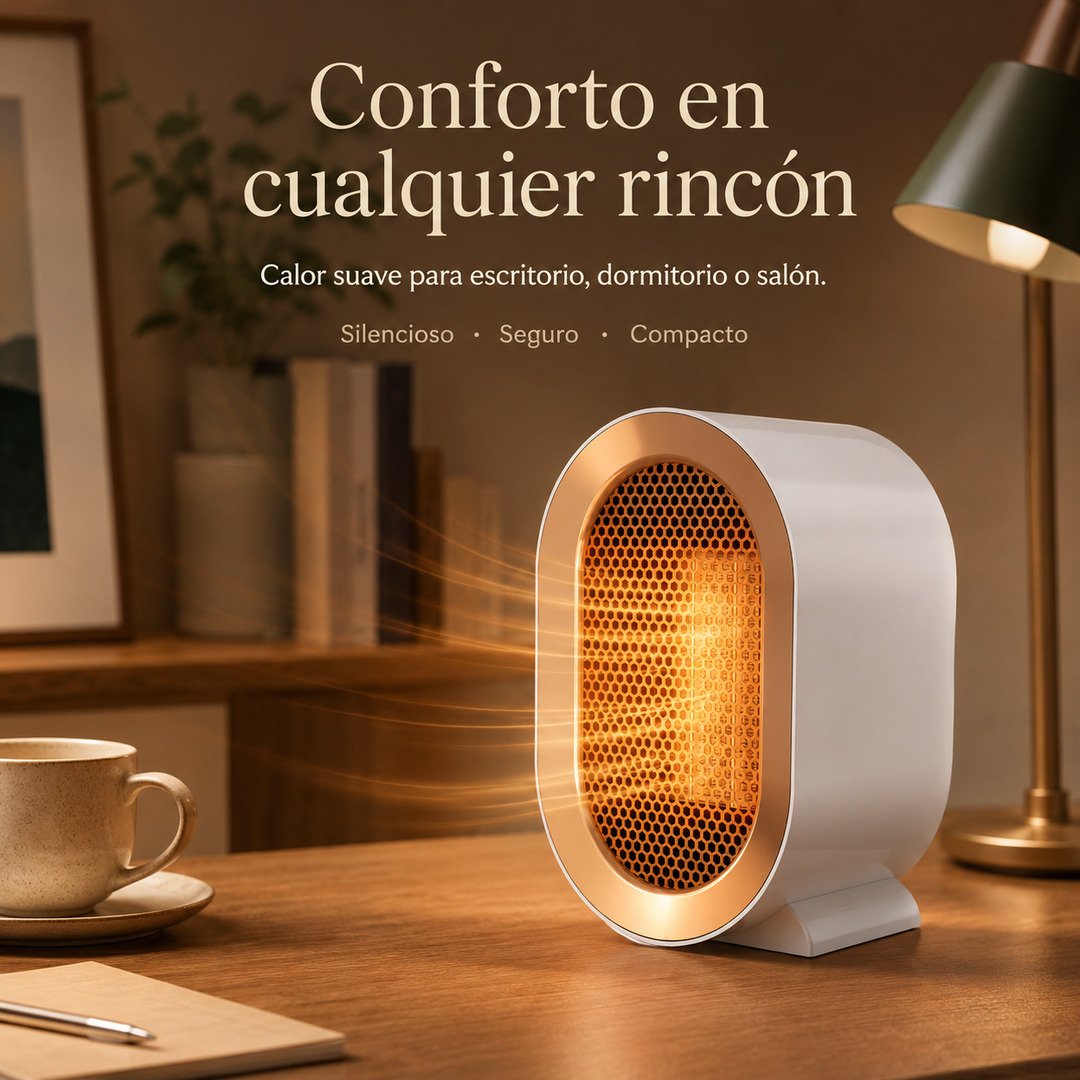 Calefactor de Cerámica PTC de (1200w) - imagen descriptiva 2