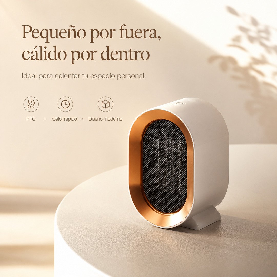 Calefactor de Cerámica PTC de (1200w) - imagen descriptiva 3