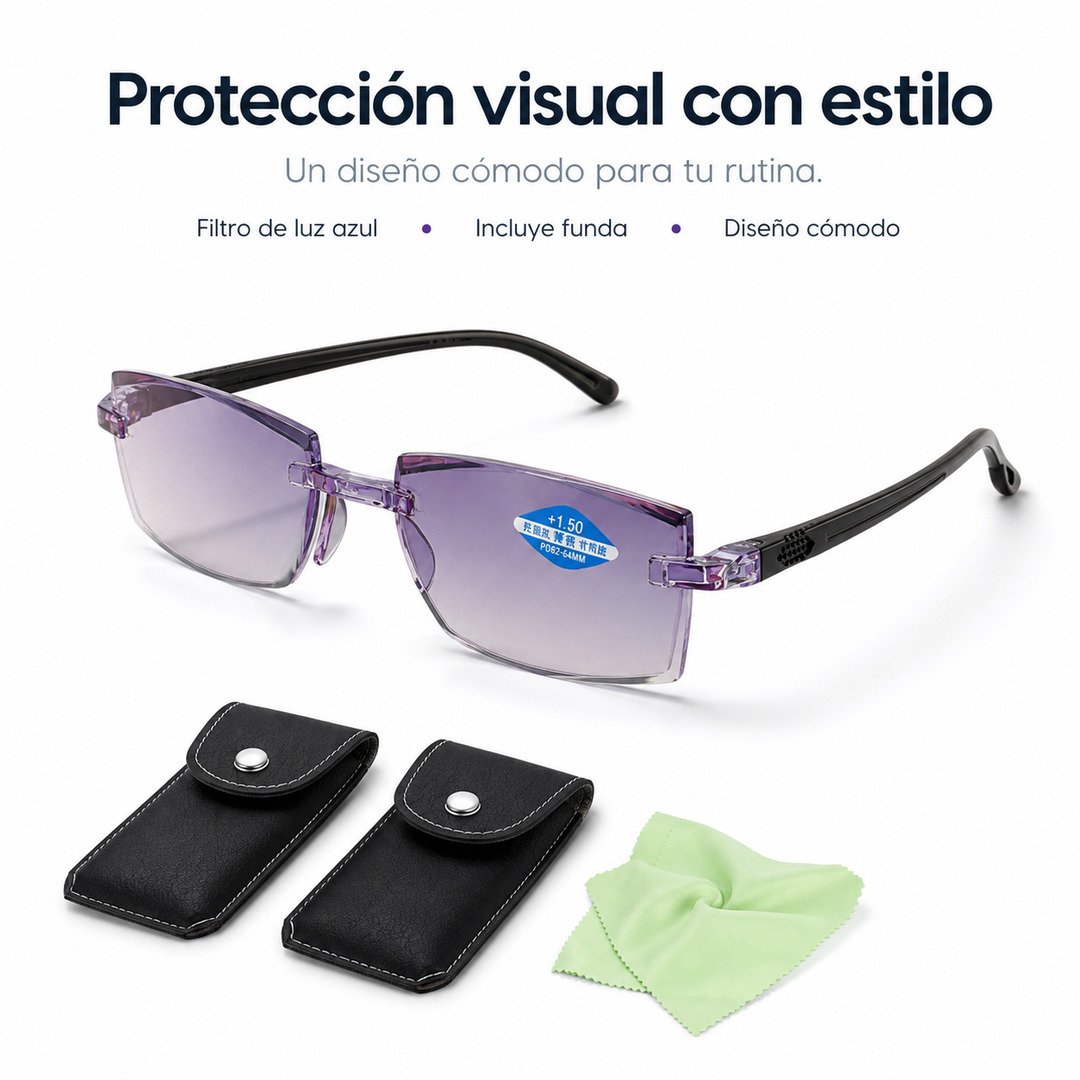 Gafas Antirayos Azules Multifocales - imagen descriptiva 2