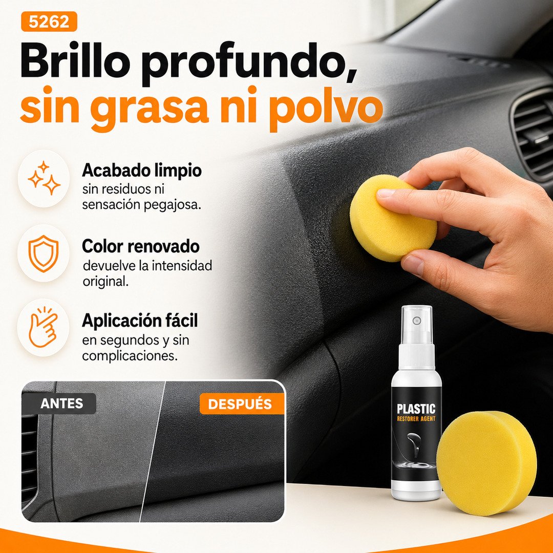 Restaurador de Plásticos y Molduras para Coche - imagen descriptiva 2